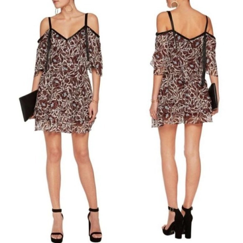 Cinq a Sept Corinna silk floral mini dress